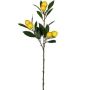 Artificial lemon branch ADRIANNA with fruit, yellow, 28"/70cm