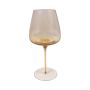 EDELMIRA wine glass, orange-brown-clear, 23 cm, Ø10 cm