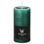 Pillar candle AURORA, sea green, 4.7"/12cm, Ø2.3"/5.8cm, 42 hours - Made in Germany