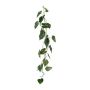 Artificial garland Anthurium PANZER, roots, green-white, 4ft/110cm