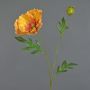 Decorative poppy EDESSA, orange-yellow, 31"/80cm