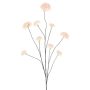 Decorative branch snowball GRIGO, pale pink, 4ft/125cm