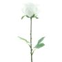 Artificial rose RUYUN, white, 18"/45cm