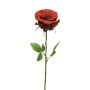 Artificial rose RUYUN, red, 18"/45cm