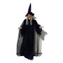 Halloween decoration witch FERDERRA with movement and sound function, LEDs, 175cm