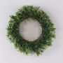 Decorative rosemary wreath DOMINIQUE, green, Ø16"/40cm