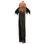 Halloween decoration pumpkin ghost VOLMAR, movement and sound function, LEDs, 115cm