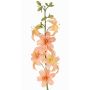 Artificial lily LABRICKA, pink-yellow, 3ft/100cm, Ø3.5"/9cm