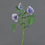 Decorative branch Pansy SIANIE, purple-blue-white, 14"/35cm, Ø1.6"-2.4"/4-6cm