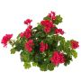 MIA artificial geranium on a stem, pink, 40cm, Ø5–8cm