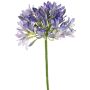 Artificial Agapanthus flower KAFENA, blue-purple, 90 cm, Ø20 cm