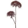OTRIS artificial hogweed branch, dark red, 95 cm, Ø 15–20 cm