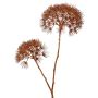 Artificial hogweed branch OTRIS, copper, 95cm, Ø15–20cm