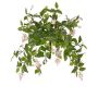 Artificial fuchsia KROUSIA, stem, white-fuchsia, 12"/30cm, Ø2"/5cm