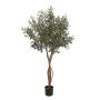 Artificial olive tree GÖTZIS, fruit, real trunks, 5ft/165cm