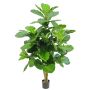 Artificial Ficus Lyrata APOKO, real trunks, green, 6ft/170cm