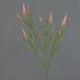 Decorative branch Clover EUTIN with flowers, dusky pink-green, 31"/80cm