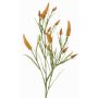 Decorative branch clover EUTIN with flowers, orange-green, 31"/80cm, Ø0.6"-0.8"/1.5-2cm
