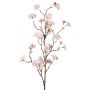 Artificial branch Ornamental peach KENZUN, blossoms, light pink, 4ft/110cm