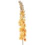 Artificial velvet steppe candle, UCHANA, yellow-gold, 4ft/110cm, Ø2.8"/7cm