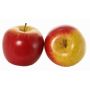 Decorative apple ADALBERO, red-yellow, Ø3.1"/8cm