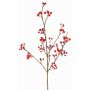 Artificial snowberry branch HARMONIA, berries, red, 31"/80cm