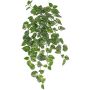 Artificial ivy hanging plant POTTEN, stake, green and white, 80 cm