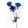 Artificial anemone SUGOL, blue, 30"/75cm