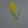 Artificial Banksia robur EREDIN, yellow, 28"/70cm