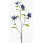 Decorative branch Clematis RUHNA, blue, 30"/75cm