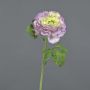 Artificial ranunculus KRISTY, purple-cream, 24"/60cm