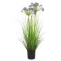 Artificial grass Agapanthus BIBIANKA, blue, 31"/80cm