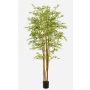 Artificial Japanese arrow bamboo tree BAKNOR, natural trunks, 7ft/210cm