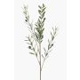 Artificial olive branch LONIRB with fruit, crossdoor, 35"/90cm