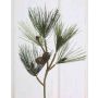Artificial pine branch JEDRIK with cones, 16"/40cm