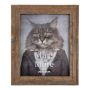 Wooden picture frame ESKIL, printed, brown, 10"x8"x0.8"/25x20x2cm