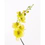 Fake sprig of orchid DAJANA, yellow-green, 3ft/90cm, Ø2.4"-4.3"/6-11cm