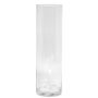 Glass Vase, transparent, 14"/35cm, Ø3.9"/10cm