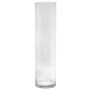 Cylindrical flower vase SANSA OCEAN, clear, 24"/60cm, Ø5.9"/14.9cm
