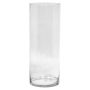 Cylindrical flower vase SANSA OCEAN, clear, 24"/60cm, Ø8"/20cm