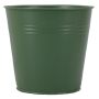 Zinc Bucket BRETAL, green-matt, 12,5cm, Ø13cm