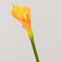 Artificial calla lily EVELINE, orange, 28"/70cm, 2"x3.1"/5x8cm