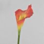 Silk calla CRISTINA, orange, 3ft/105cm, 5.5"x11"/14x27cm