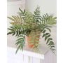 Artificial Boston fern COLONEL on spike, green, 10"/25cm, Ø14"/35cm