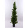 Fake Cedar HENRIETTE, in a planter, green, 5ft/150cm