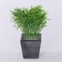 Artificial bamboo YASO in metal pot, 10"/26cm