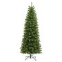 Slim Artificial Christmas tree VERMONT SPEED, frosted, 7ft/210cm, Ø35"/90cm