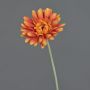 Silk gerbera spray VIRGINIA, orange, 22"/55cm, Ø4.3"/11cm