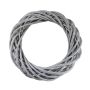 Dried wreath willow DEMETRIUS, grey, 6cm, Ø30cm
