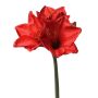 Artificial amaryllis spray BENITA, red, 22"/55cm, Ø4"/10cm